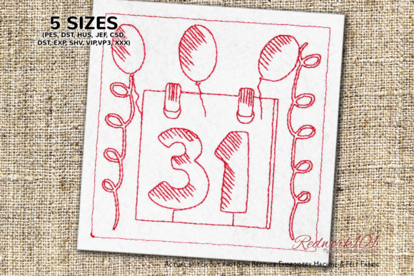 31st New Year Lineart Design