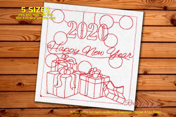 Best Wishes 2020 Bluework