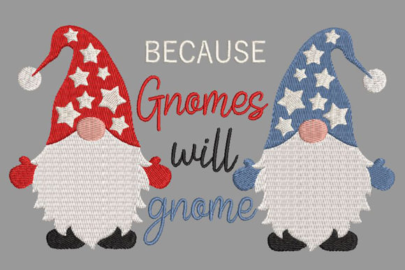 Christmas Gnomes and Funny Quote
