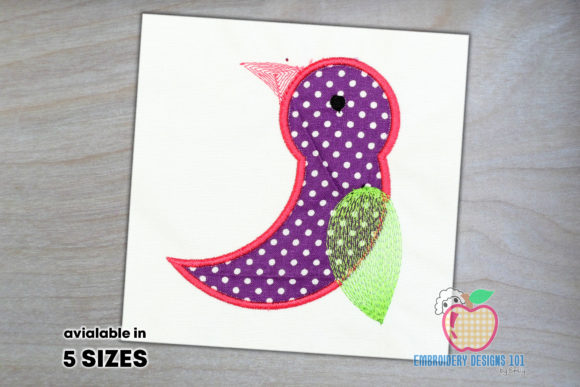 Design of Bird As the Applique Pattern
