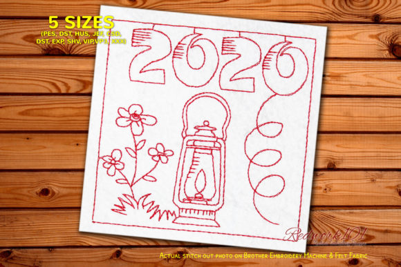 New Year Antique Lamp Design