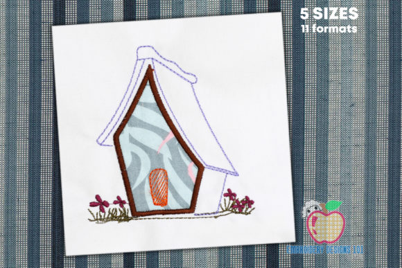 Small and Beautiful House Applique